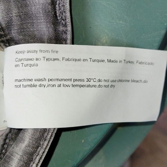 Vintage Y2K MAC-Jeans Mens 34 Gray  Chambray Button Front Shorts Germany - Picture 8 of 9